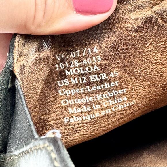 Olukai Moloa Slip On Leather Loafer Shoe In Black/ Toffee Sz 12 Business Casual - Picture 11 of 12